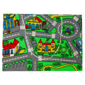 ノスタルジックなトラックカーペットカーロード， 90sノスタルジア ラージペーパーバッグ (裏面)