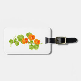 ノスタルジックなナスタチウム ラゲッジタグ