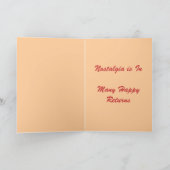 ノスタルジックなバースデー・カード カード (内部)