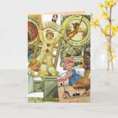 ノスタルジックなバースデー・カード カード (黄色い花)