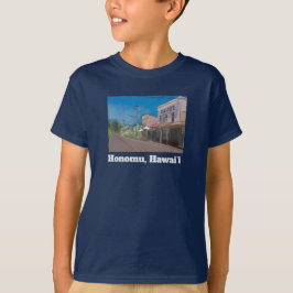 ノスタルジックなホノムの歴史的ハワイプランテーションタウン Tシャツ