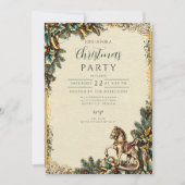 ノスタルジックなロックホースの冬 招待状 (正面)