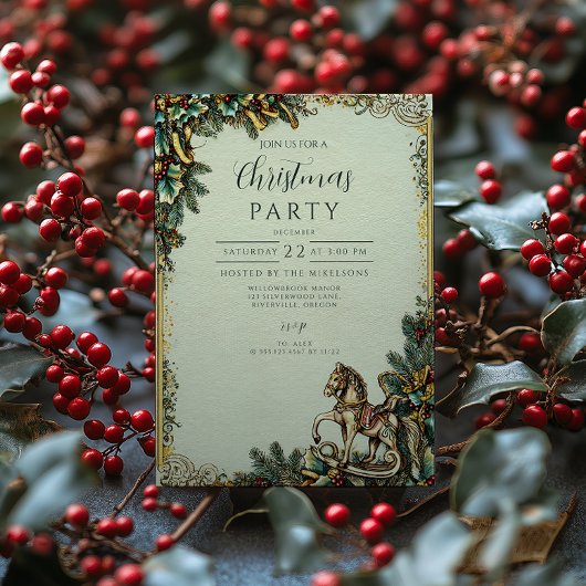 ノスタルジックなロックホースの冬 招待状