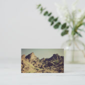 ノスタルジックな山の葬式および記念カードHz 名刺 (スタンド正面)