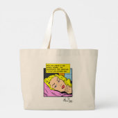 ノスタルジックな恋愛漫画 ラージトートバッグ (裏面)