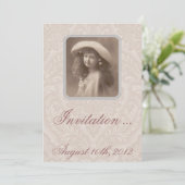 ノスタルジックな招待状: 記憶-ビクトリアンな女の子 招待状 (スタンド正面)