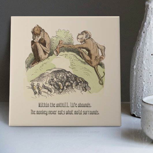 ノスタルジックウィルヘルムブッシュヴィンテージユーモアのある韻 タイル