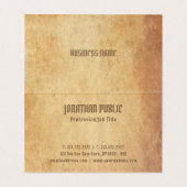 ノスタルジックエレガントオールド紙ルックプロフェッショナルリュックス 名刺 (内部フラット)