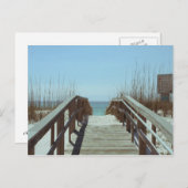 ノスタルジックオールドビーチアクセスペンサコーラビーチ ポストカード (正面/裏面)