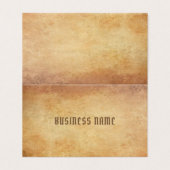 ノスタルジックオールド紙ルックプロフェッショナルラグジュアリー 名刺 (外部フラット)
