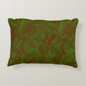 ノスタルジッククラシックウィリアムモリスパターンホリデー アクセントクッション (裏面)