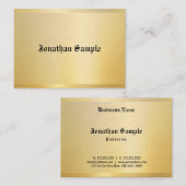 ノスタルジッククラシックスタイルルックオールド文字金ゴールドヴィンテージ 名刺 (正面/裏面)