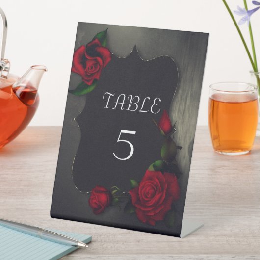 ノスタルジックゴシックラブバースデーテーブルナンバー 台座サイン (インサイチュ)