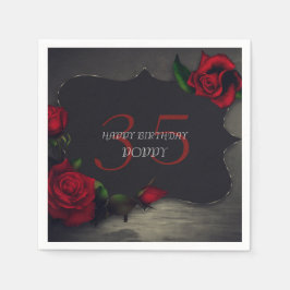 ノスタルジックゴシックラブ誕生日 スタンダードカクテルナプキン