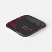 ノスタルジックゴシックラブ誕生日 ペーパープレート (傾斜あり)