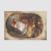 ノスタルジックサンタ1デクページ紙 薄葉紙 (正面)