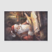 ノスタルジックサンタ3デクページ紙 薄葉紙 (正面)