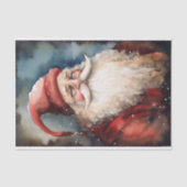 ノスタルジックサンタ7デクページ紙 薄葉紙 (正面)