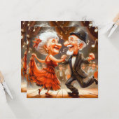 ノスタルジックシニアダンスパーティー カード (正面/裏面インサイチュ)