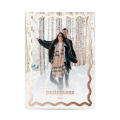 ノスタルジックチャームホリデーフォトバラ金ゴールド 箔シーズンカード