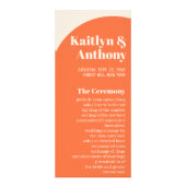 ノスタルジックチャームレトロ結婚式 プログラム (正面)