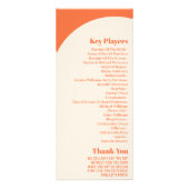 ノスタルジックチャームレトロ結婚式 プログラム (裏面)