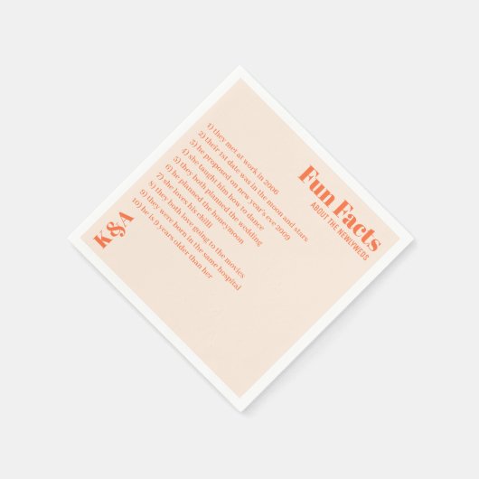 ノスタルジックチャーム結婚レトロ スタンダードカクテルナプキン (角)