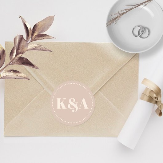 ノスタルジックチャーム結婚レトロ ラウンドシール