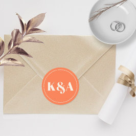 ノスタルジックチャーム結婚レトロ ラウンドシール