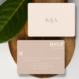 ノスタルジックチャーム結婚レトロ 出欠カード