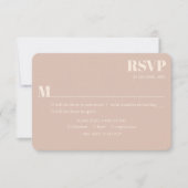 ノスタルジックチャーム結婚レトロ 出欠カード (正面)