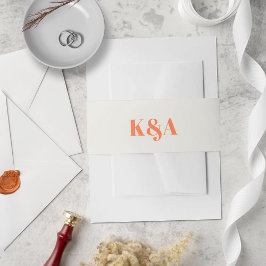 ノスタルジックチャーム結婚レトロ 招待状ベリーバンド