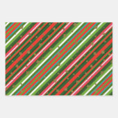 ノスタルジックノエル:小妖精や小人とオーナメント ラッピングペーパーシート (正面2)