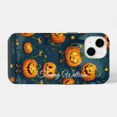 ノスタルジックハロウィーンパンプキン iPhoneケース (裏面横)