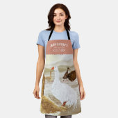 ノスタルジックファームゲーズマパーソナライズされたーヴ エプロン (着用した状態)