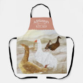ノスタルジックファームゲーズマパーソナライズされたーヴ エプロン (正面)