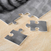 ノスタルジックブラックアンドホワイトパズル ジグソーパズル (側面)