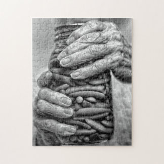 ノスタルジックブラックアンドホワイトパズル ジグソーパズル