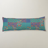 ノスタルジックプリントフェイクパッチワーク抱き枕 ボディピロー (裏面)