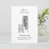 ノスタルジックポーチヴィネットスケッチスケッチムービング 案内状 (スタンド正面)