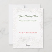 ノスタルジックメリークリスマスツリーズビレッジスクエア シーズンカード (裏面)