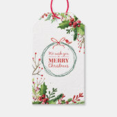ノスタルジックメリーベリークリスマス ギフトタグ (正面)