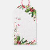 ノスタルジックメリーベリークリスマス ギフトタグ (裏面)