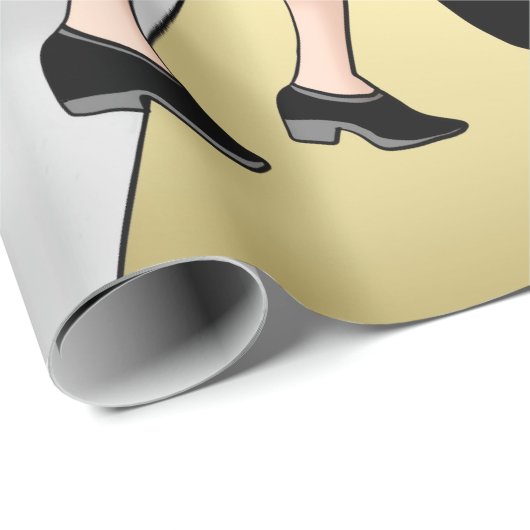 ノスタルジックレトロ1950年代スタイル ラッピングペーパー (ロールコーナー)