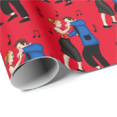 ノスタルジックレトロ1950年代スタイル ラッピングペーパー (ロールコーナー)