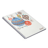 ノスタルジックヴィンテージクリスマスミッドセンチュリーオーナメント ノートブック (右側)