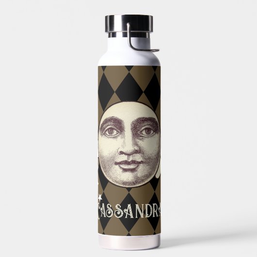 ノスタルジックヴィンテージスチームパンクファンタジー ウォーターボトル (左面)