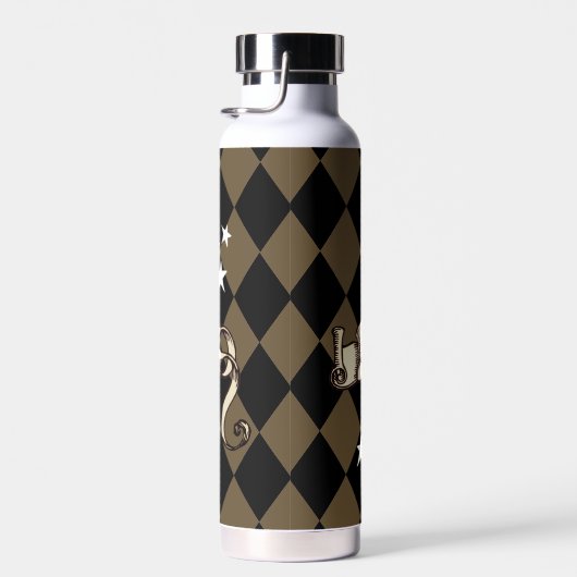 ノスタルジックヴィンテージスチームパンクファンタジー ウォーターボトル (右面)