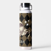 ノスタルジックヴィンテージスチームパンクファンタジー ウォーターボトル (背面)