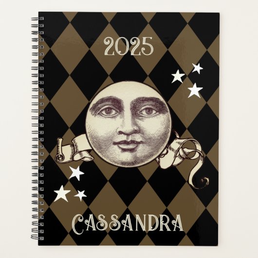 ノスタルジックヴィンテージスチームパンクファンタジー プランナー手帳 (正面)